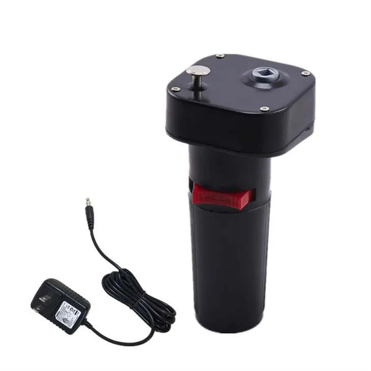 Akkukäyttöinen Rotisserie-moottori sovittimella