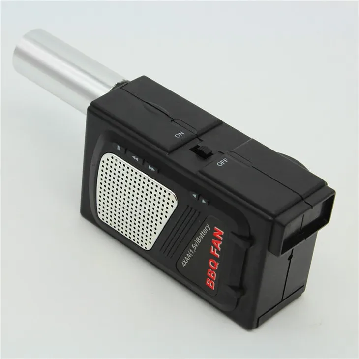 Akkukäyttöinen grilli Paloilmapuhallin Hiljainen DC Sähköinen BBQ Tuuletin Ilmagrillipuhallin FD311A