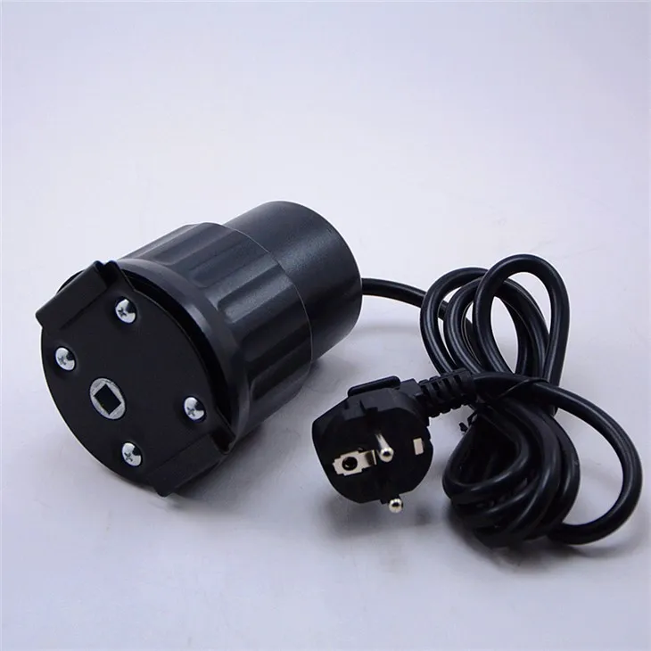 Musta AC BBQ Rotisserie -moottori