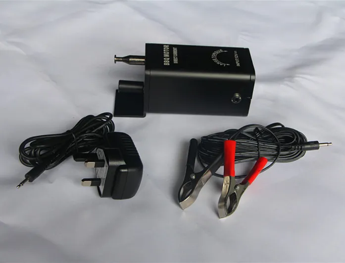 Musta alumiininen 12V Rotisserie Motor BBQ